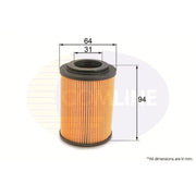 Comline Service Kit with Air & Oil Filters fits Honda Civic VIII 2005-2011 2.2