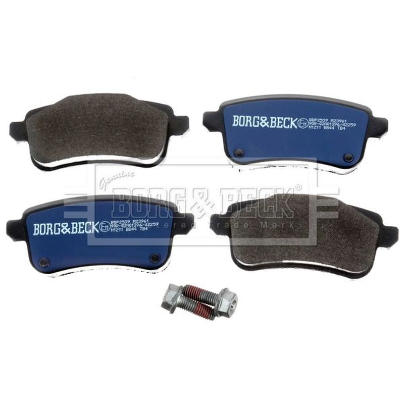 Borg & Beck Front & Rear Brake Discs & Pads fits Renault Espace V 2015-2023
