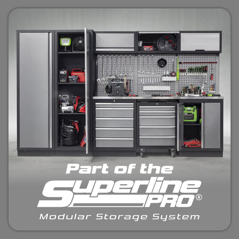 Superline Pro Superline PRO Storage System with Stainless Worktop 4.9m Superline Pro - Dynamic Drive