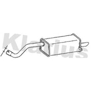 Klarius Box With Tail Pipe Rear fits Renault Clio III 2005-2014 1.4 1.6