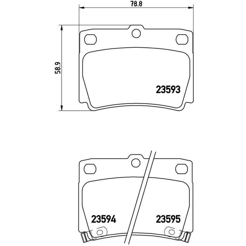 Brembo Front & Rear Pads fits Mitsubishi Shogun Sport III 2015 on 2.4