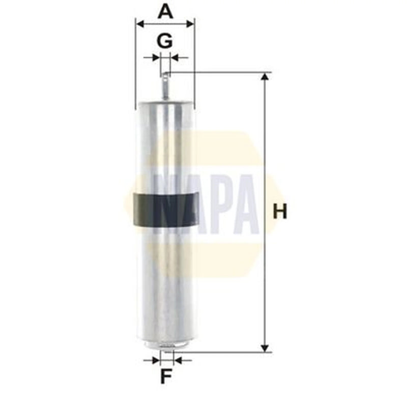 NAPA Fuel Filter Element fits Alpina D3 2008-2013 2.0