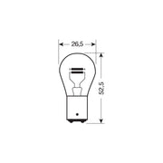 Osram 7537-02B lamp, position/ reversing light in double blister (Pack of 2) Osram  - Dynamic Drive