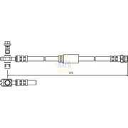 NAPA Brake Hydraulic Hose Line Front NBH1003
