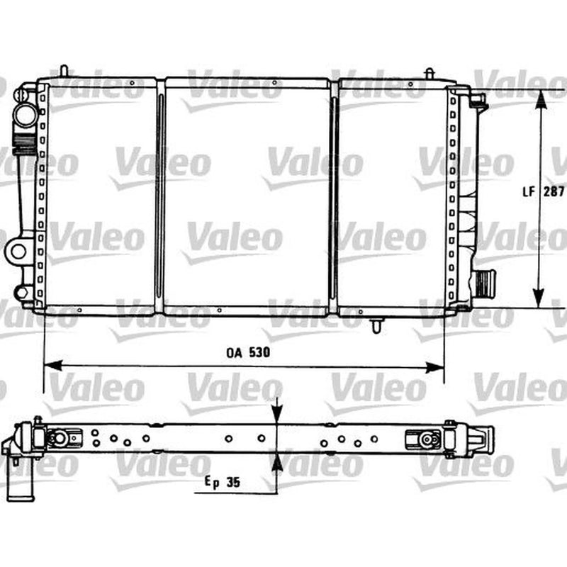 Valeo Engine Radiator 731173