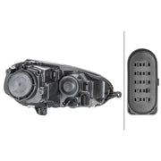 Hella Headlight Headlamp H7/H7 Right fits VW Golf V 2003-2009 1.4 1.6 1.9 2.0