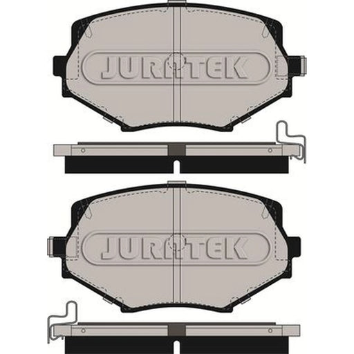 Juratek Front Brake Pad Set fits Mazda MX-5 1993-2005 1.6 1.8