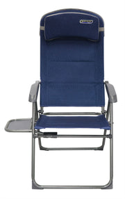 Quest Ragley Pro Recline Camping Caravan Chair with Side Table Quest - Dynamic Drive