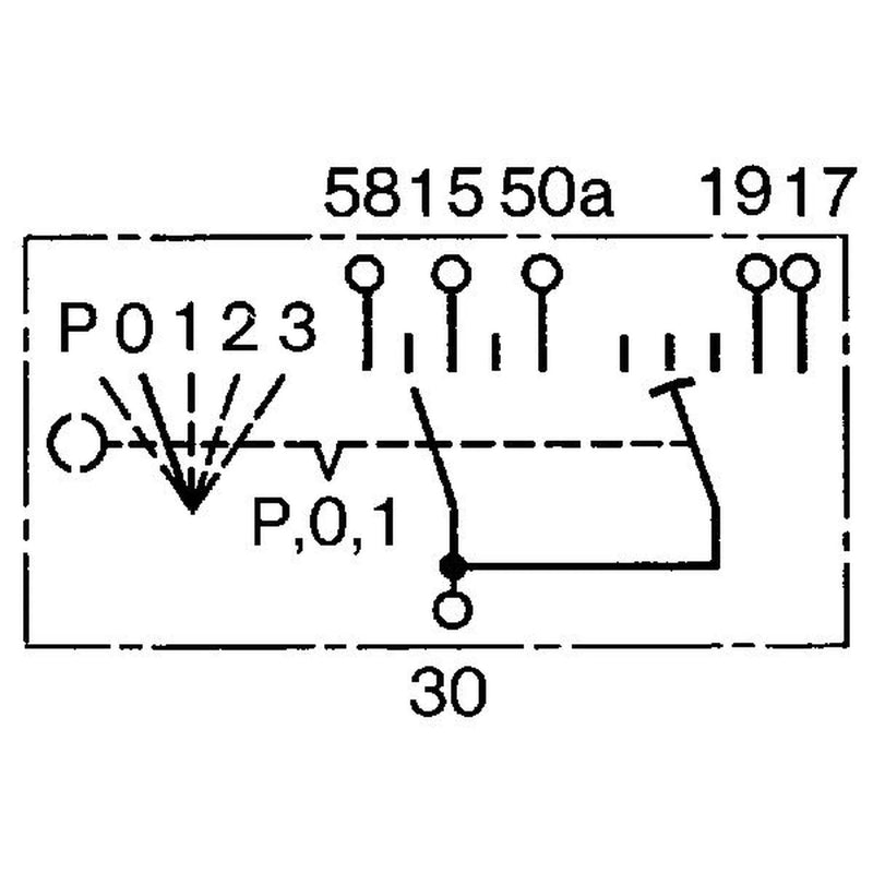 Bosch Preheating Glow Plug Switch
