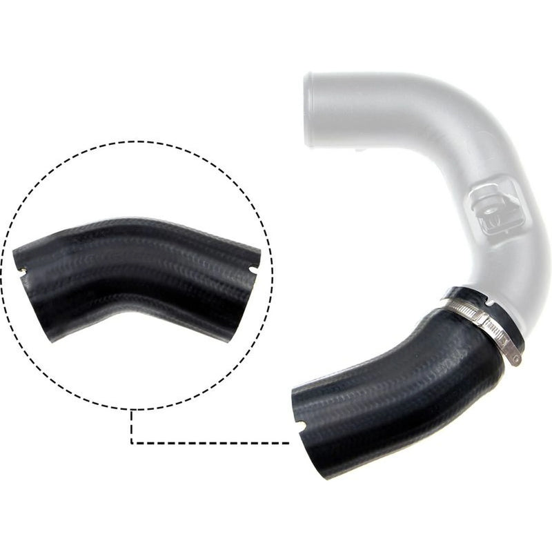 Gates Intercooler Turbo Charge Air Hose 140mm fits Abarth Punto 2012 on 1.4