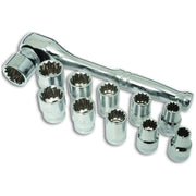 Laser Locking Wheel Nut Socket 17mm 1/2"D 0411 Laser - Dynamic Drive