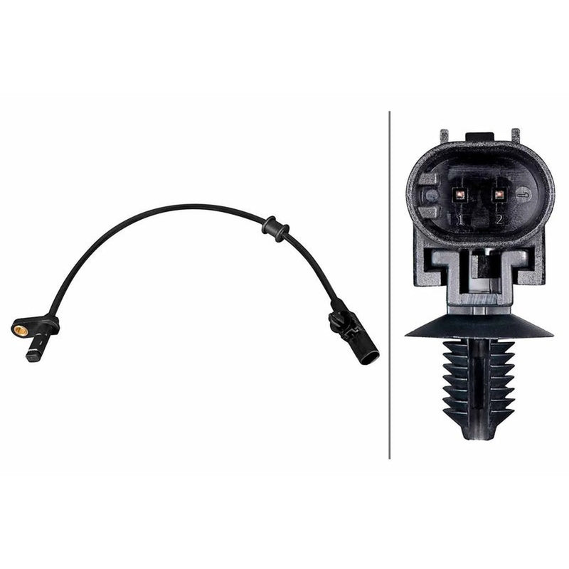 Hella ABS Wheel Speed Sensor Front fits Audi A8 D3 2003-2010 6.0