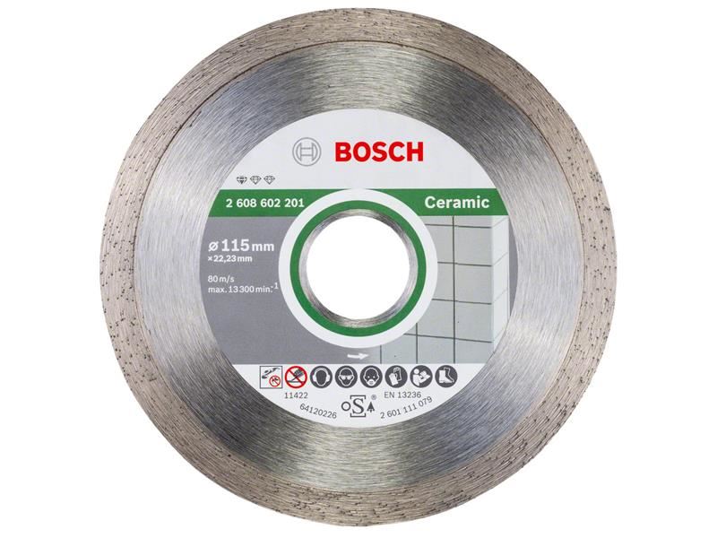 Bosch Powertool Accessories Standard for Ceramic Diamond Cutting Disc 115 x 22.23mm Bosch Powertool Accessories - NN4 Online