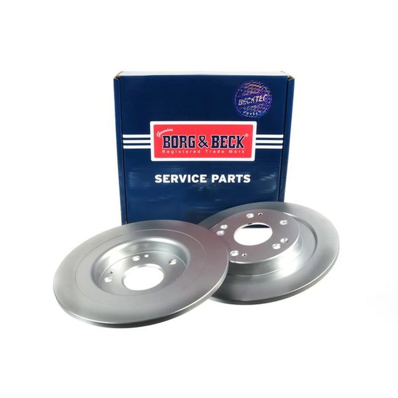 Borg & Beck Front & Rear Brake Discs & Pads fits Honda Civic IX Tourer 2014-2016