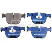 Borg & Beck Front Vented & Rear Vented Brake Discs & Pads fits BMW 5 2003-2010