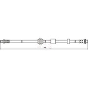 Apec Brake Hydraulic Hose Line Front fits Volvo C70 II 2006-2013 2.0 2.4