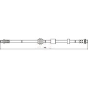 Apec Brake Hydraulic Hose Line Front HOS3621