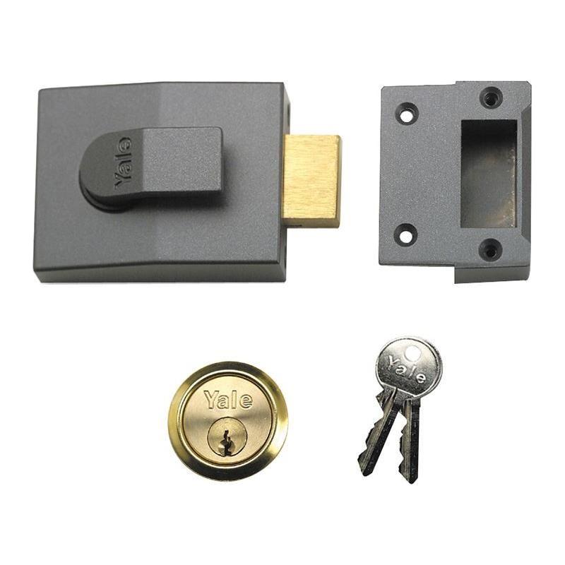Yale Locks 82 Deadbolt Nightlatch 60mm Backset DMG Finish Box Yale Locks - NN4 Online