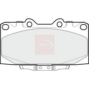 Apec Front Brake Pad Set fits Subaru Impreza 1996-2008 2.0 2.5