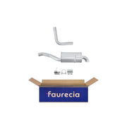 Hella End Silencer Rear fits Renault Grand Scénic III 2009-2016 2.0