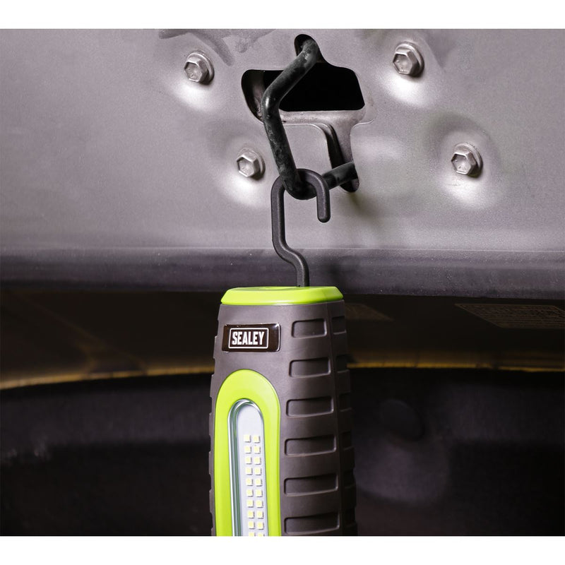 Sealey Rechargeable 360 Inspection Lamp 24 SMD & 3W SMD LED Green 2 x Lithium-io Sealey - Dynamic Drive