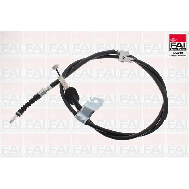 FAI Handbrake Cable Right Rear fits Honda Jazz II 2002-2008 1.2 1.3 1.4