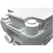 Leisurewize 10L Camping Lightweight Flushing Toilet - GREY Leisurewize  - Dynamic Drive