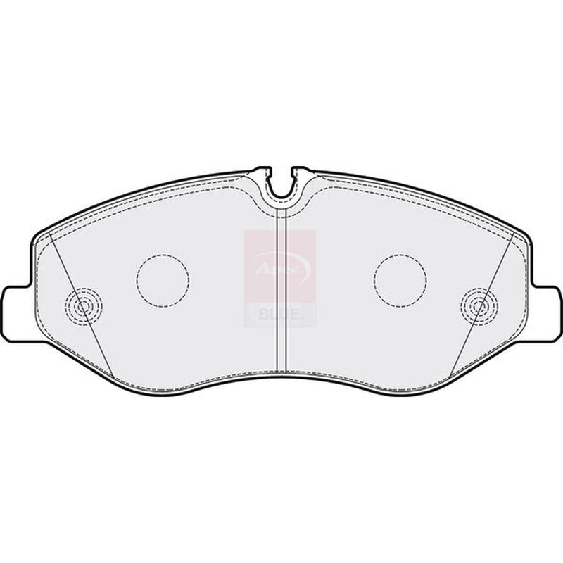 Apec Front Brake Pad Set fits Mercedes-Benz V-Class 2014-2015