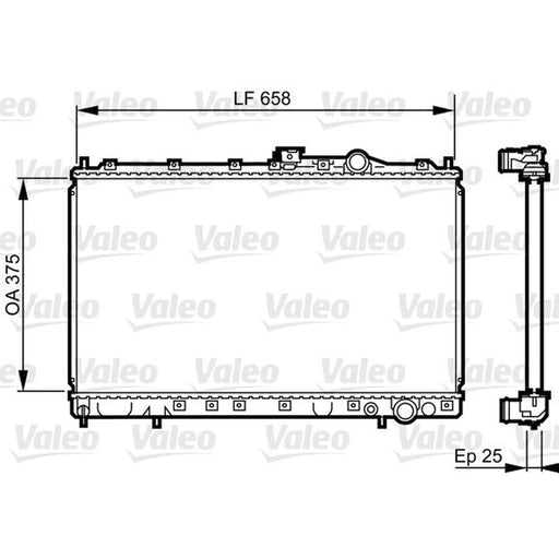 Valeo Engine Radiator 731451