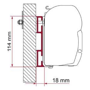 Fiamma F45 Adapter Kit D 12Cm 98655-022 Fiamma - Dynamic Drive
