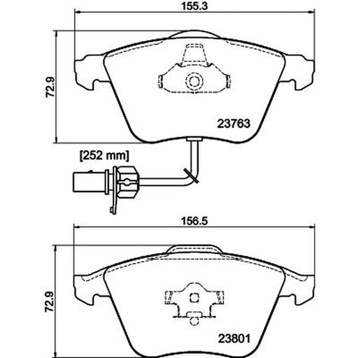 Mintex Front & Rear Brake Discs & Pads fits Audi A6 C6 2004-2011