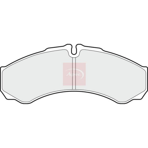 Apec Front Brake Pad Set fits Iveco Daily III 1999-2007 2.8