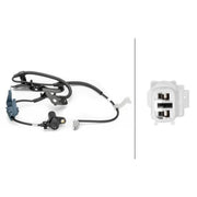 Hella ABS Wheel Speed Sensor Front 6PU 230 040-721