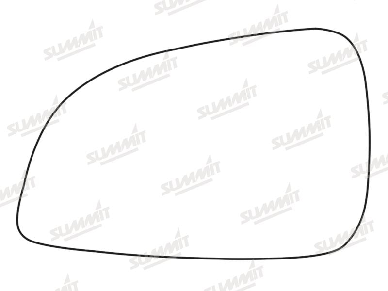 Summit Heated Backing Plate with Standard Glass fits Vauxhall Astra 09-11 LHS Summit - Bars 4 Cars
