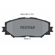 Textar Front Brake Pad Set 2433601