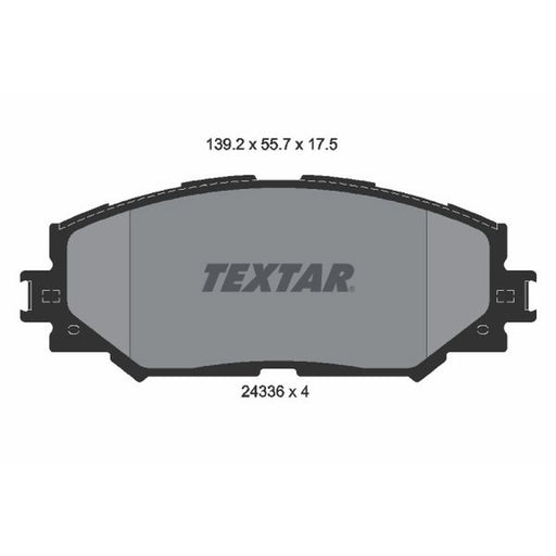 Textar Front Brake Pad Set 2433601