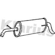 Klarius Box With Tail Pipe Rear fits Seat Arosa 1997-2004 1.0 1.4