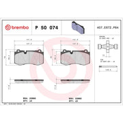 Brembo Front Brake / Discs & Pads fits Mercedes-Benz S-Class 2005-2013