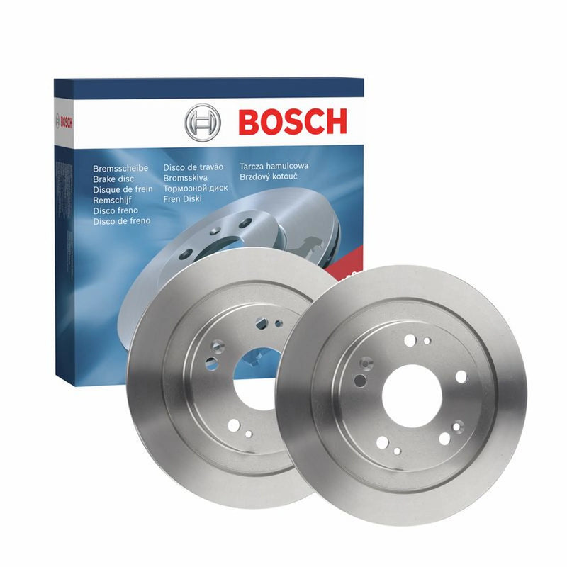 Bosch 2 x Solid Rear Brake Discs 0986479A92-x2