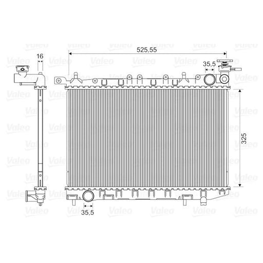 Valeo Engine Radiator 732405