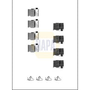 NAPA Brake Pad Accessory Fitting Kit Rear fits Toyota Land Cruiser 1990-1996