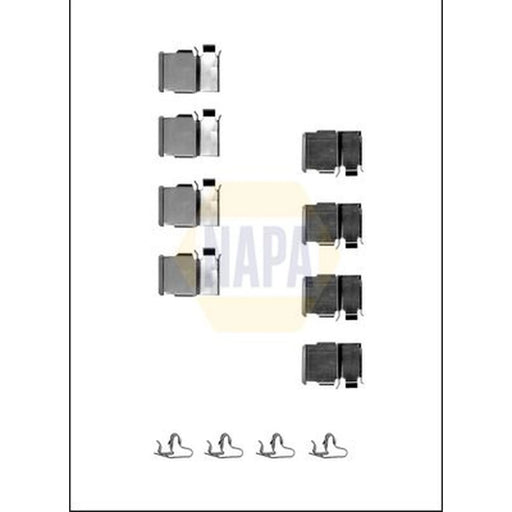 NAPA Brake Pad Accessory Fitting Kit Rear fits Toyota Land Cruiser 1990-1996