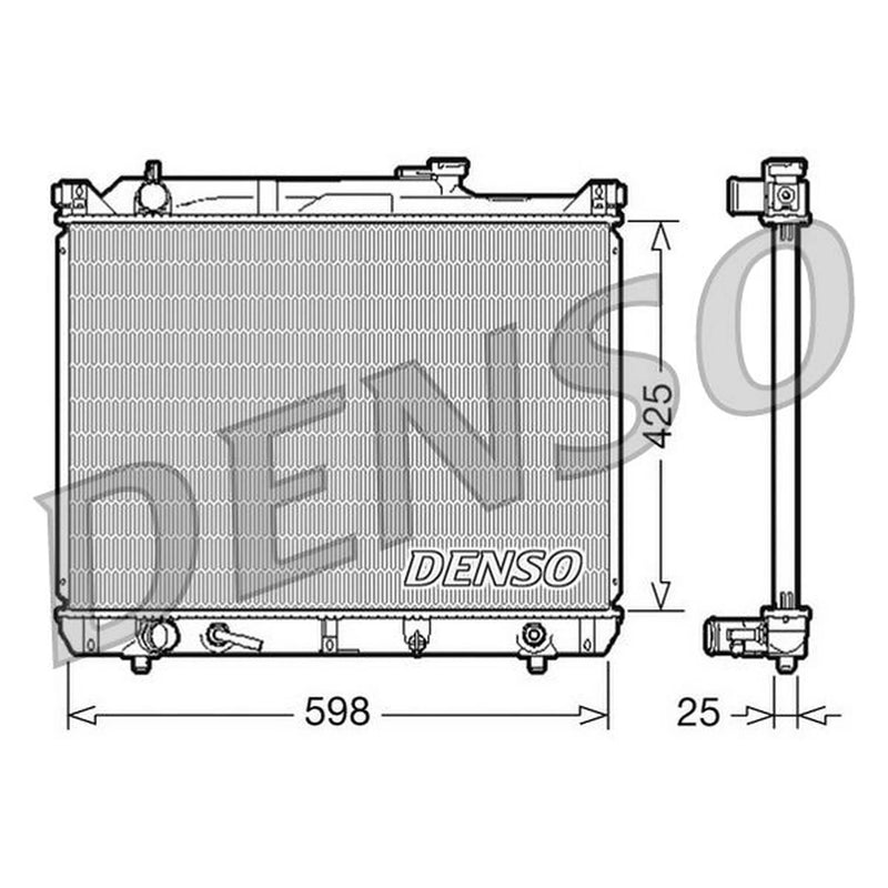 Denso Engine Radiator fits Suzuki Grand Vitara I 1998-2003 2.5 2.7