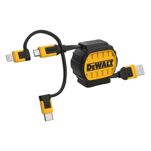 Dewalt Telecoms 3-in-1 Retractable Cable 0.9m (3ft) DEWALT Telecoms - Dynamic Drive