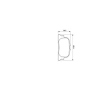 Bosch Front & Rear Pads fits Toyota Camry 2001-2006 2.4