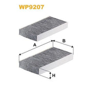 WIX Cabin Air Filter (Pollen Filter) WP9207