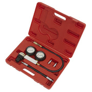 Sealey Cylinder Leakage Tester 2-Gauge Petrol Engine Fault Test Kit Head Gasket Sealey  - Dynamic Drive