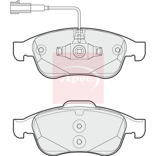 Apec Front Brake Pad Set PAD1795