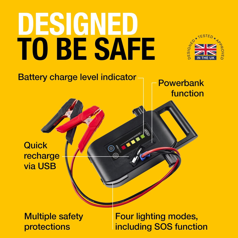 Pro Lithium Jumpstarter 12V 1000A Ring Automotive - Dynamic Drive