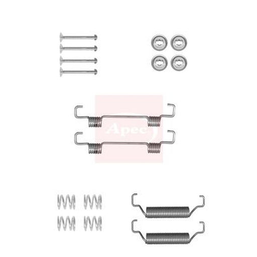 Apec Parking Brake Shoe Accessory Kit Rear fits Man Tge 2017-2024 2.0